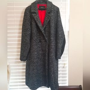 Black swing coat